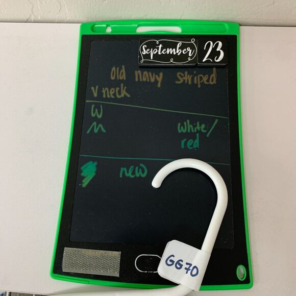 Old Navy Slub Shirt Womens M Medium White Red Candy Cane Short Sleeve V Neck Tee - Picture 11 of 12